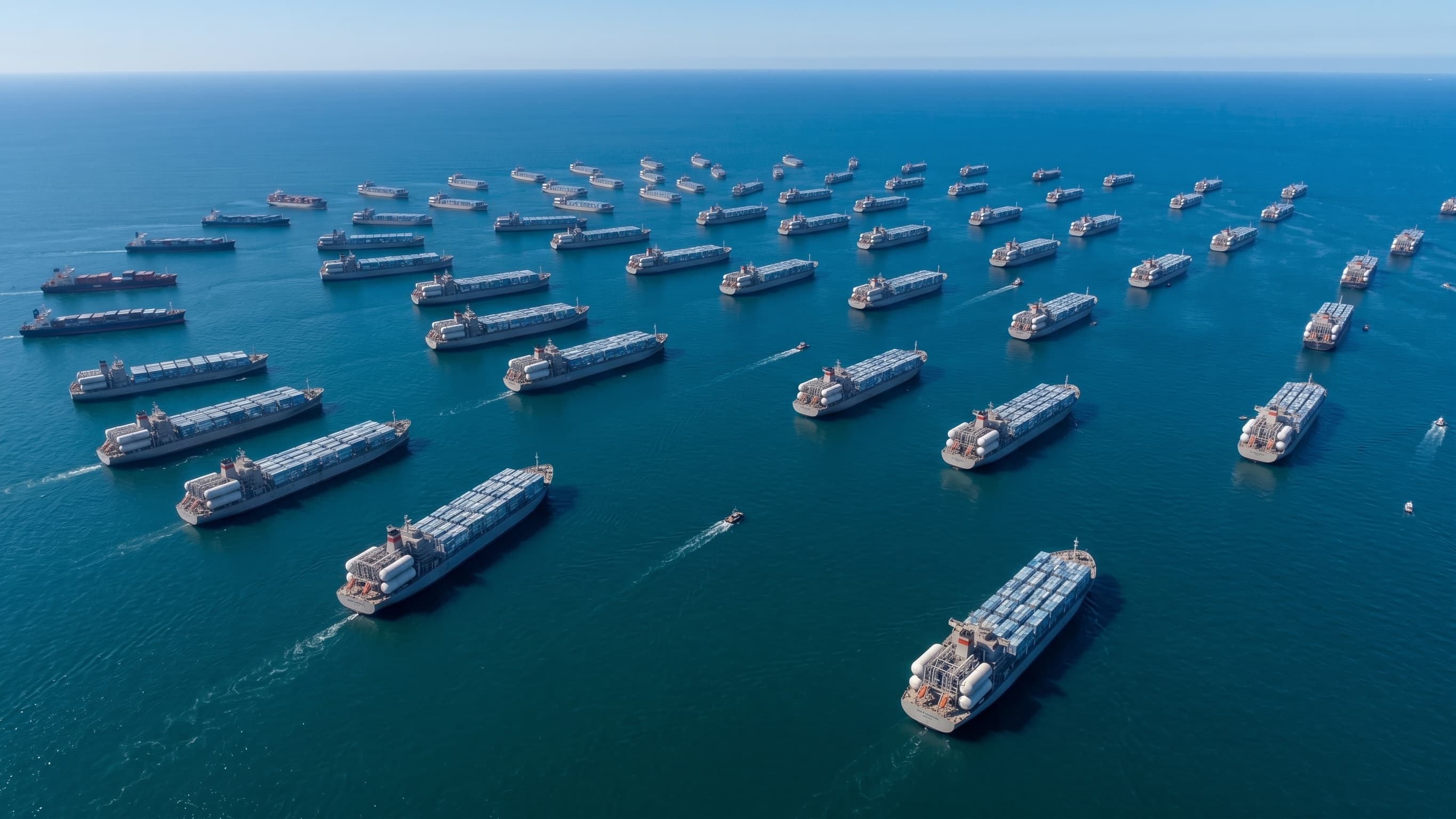 Carbon Ridge DATASHIP fleet at sea